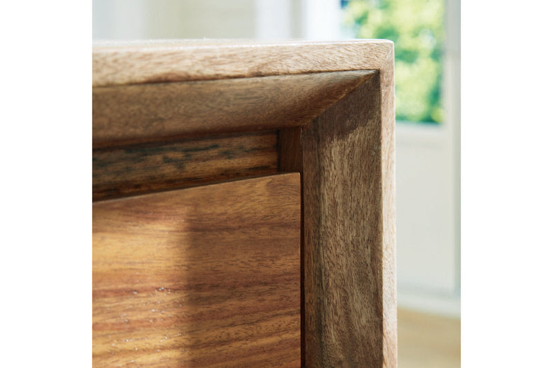 Dressonni Brown Dresser and Mirror -  Ashley - Lara Furniture