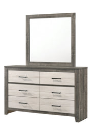Rhett Brown/Cream LED Platform Bedroom Set from Crown Mark - Lara Furniture