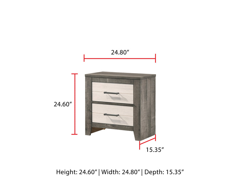 Rhett Brown/Cream LED Platform Bedroom Set from Crown Mark - Lara Furniture