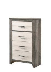 Rhett Brown/Cream LED Platform Bedroom Set from Crown Mark - Lara Furniture