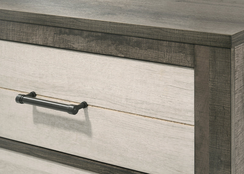 Rhett Brown/Cream LED Platform Bedroom Set from Crown Mark - Lara Furniture