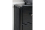 Rowanbeck Black Dresser and Mirror -  Ashley - Lara Furniture