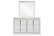 Chalanna White Dresser and Mirror -  Ashley - Lara Furniture