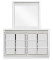 Chalanna White Upholstered Panel Storage Bedroom Set from Ashley - Lara Furniture