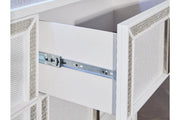 Chalanna White Dresser and Mirror -  Ashley - Lara Furniture