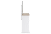 Ashbryn White/Natural Dresser and Mirror -  Ashley - Lara Furniture
