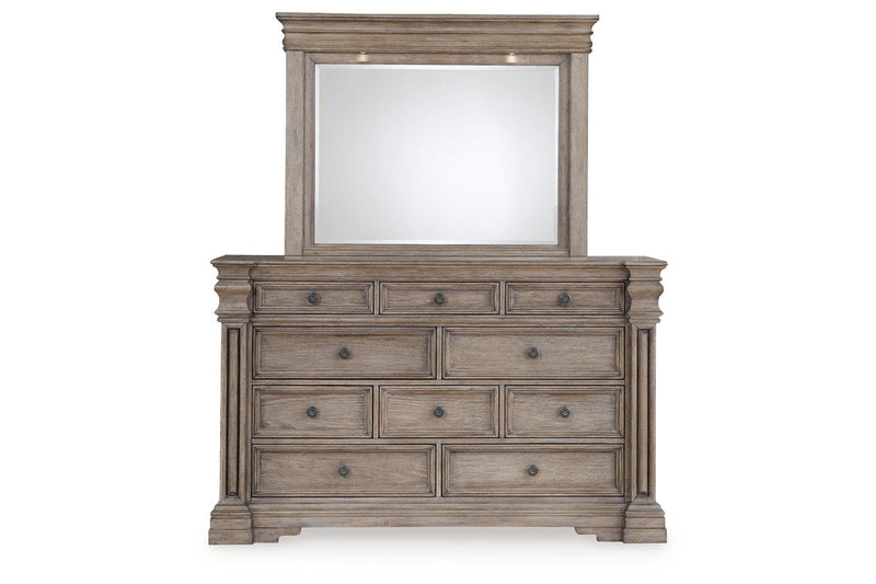 Blairhurst Light Grayish Brown Dresser and Mirror -  Ashley - Lara Furniture