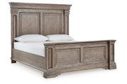 Blairhurst Light Grayish Brown California King Panel Bed -  Ashley - Lara Furniture
