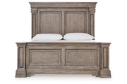 Blairhurst Light Grayish Brown King Panel Bed -  Ashley - Lara Furniture