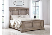 Blairhurst Light Grayish Brown King Panel Bed -  Ashley - Lara Furniture