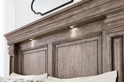 Blairhurst Light Grayish Brown California King Panel Bed -  Ashley - Lara Furniture