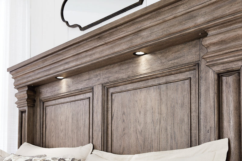 Blairhurst Light Grayish Brown California King Panel Bed -  Ashley - Lara Furniture