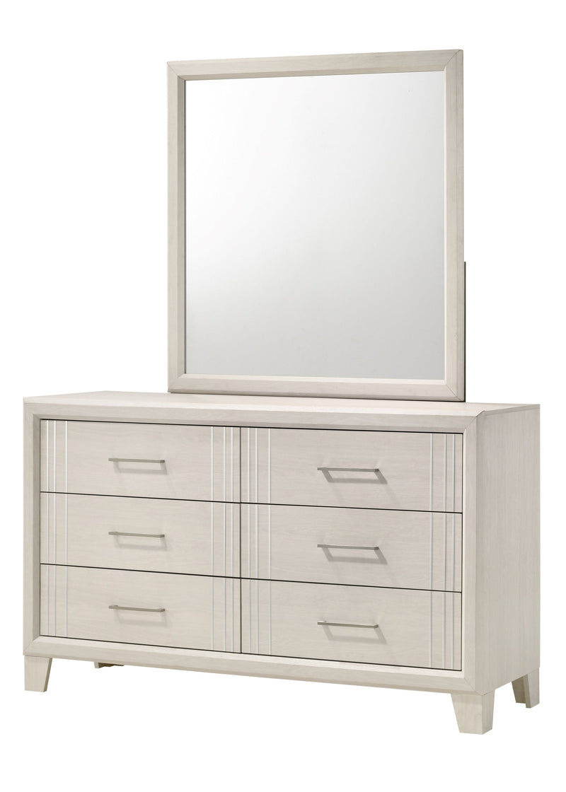 Charlie White Panel Bedroom Set from Crown Mark - Lara Furniture