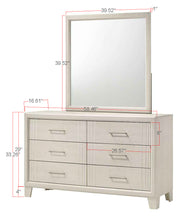 Charlie White Panel Bedroom Set from Crown Mark - Lara Furniture
