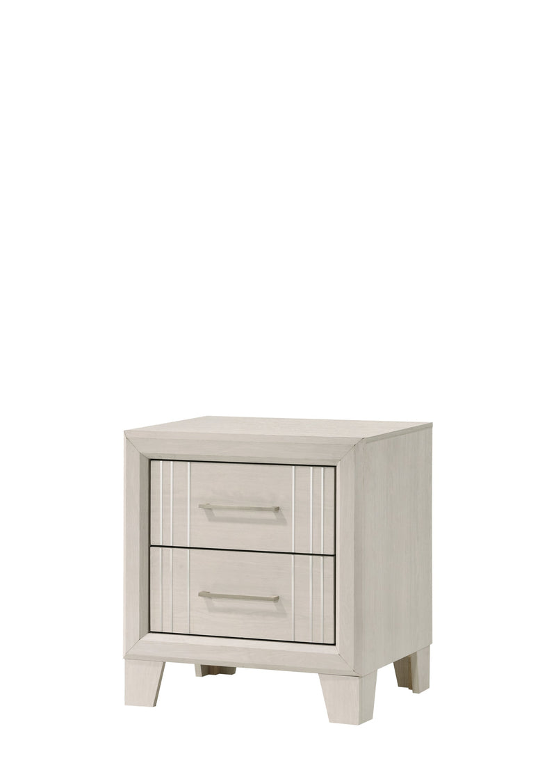 Charlie White Panel Bedroom Set from Crown Mark - Lara Furniture