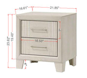 Charlie White Panel Bedroom Set from Crown Mark - Lara Furniture