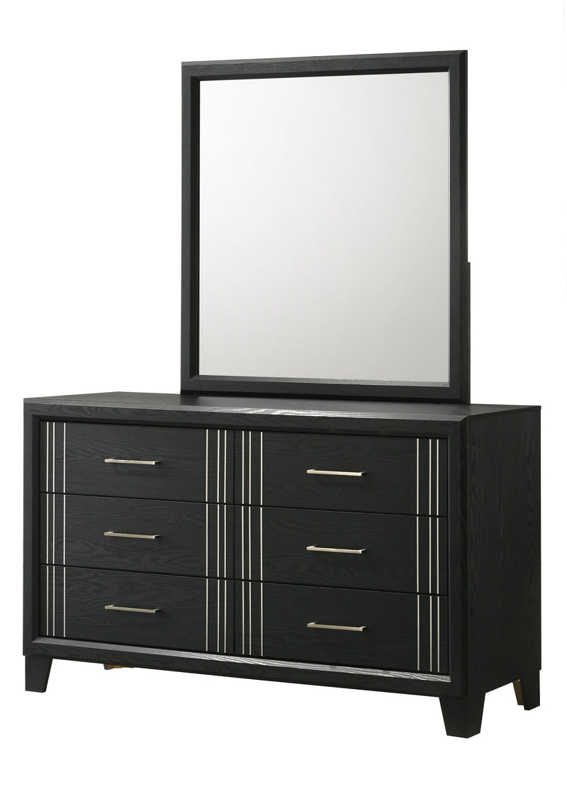 Charlie Charcoal Panel Bedroom Set from Crown Mark - Lara Furniture