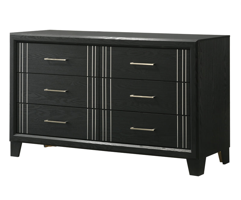 Charlie Charcoal Panel Bedroom Set from Crown Mark - Lara Furniture