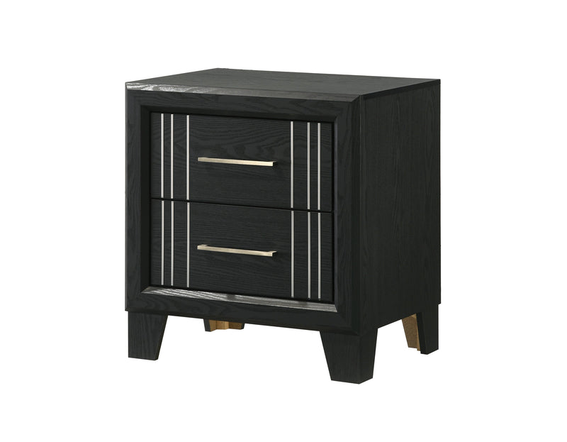 Charlie Charcoal Panel Bedroom Set from Crown Mark - Lara Furniture