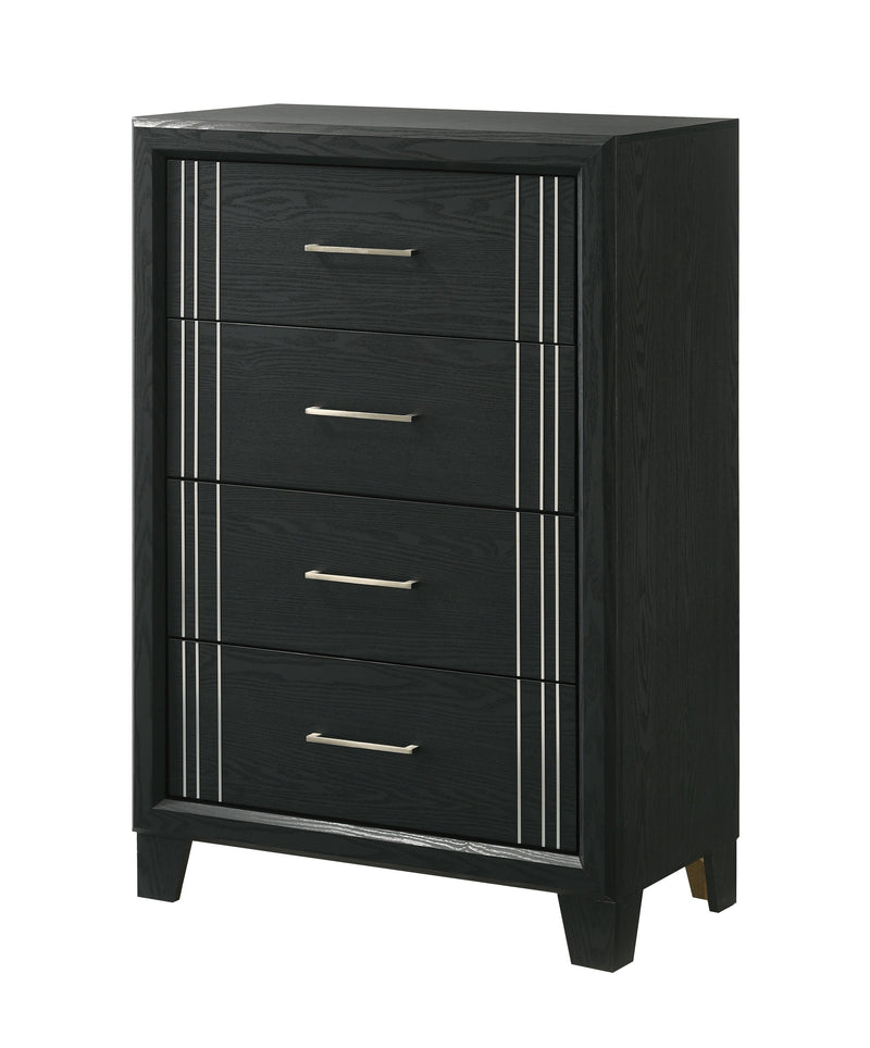 Charlie Charcoal Panel Bedroom Set from Crown Mark - Lara Furniture