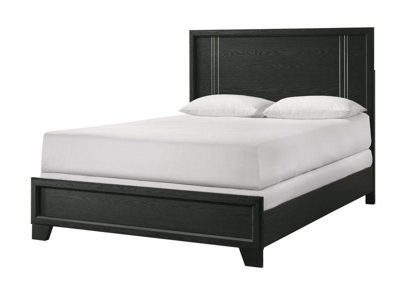 Charlie Charcoal Full Panel Bed from Crown Mark - Lara Furniture