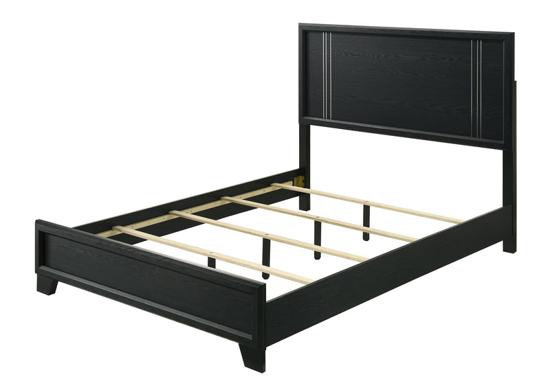 Charlie Charcoal Full Panel Bed from Crown Mark - Lara Furniture