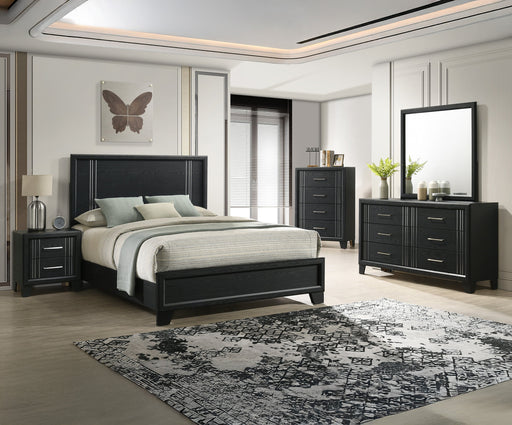 Charlie Charcoal Panel Bedroom Set from Crown Mark - Lara Furniture