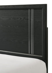 Charlie Charcoal Full Panel Bed from Crown Mark - Lara Furniture
