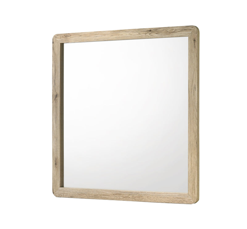Dawson Light Wood Bedroom Mirror (Mirror Only) from Crown Mark - Lara Furniture