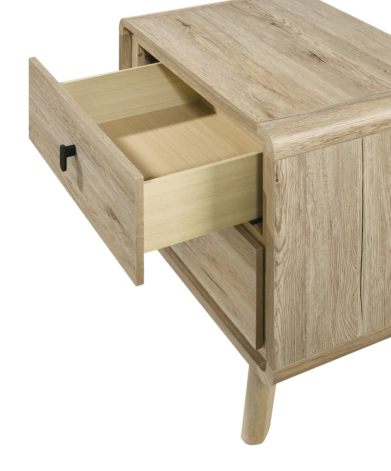 Dawson Light Wood Panel Bedroom Set from Crown Mark - Lara Furniture