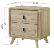 Dawson Light Wood Panel Bedroom Set from Crown Mark - Lara Furniture