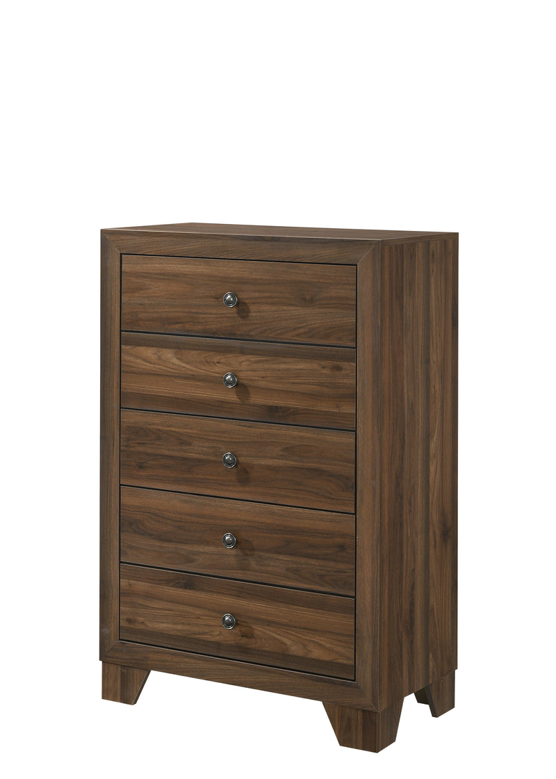 Millie Cherry Brown Panel Youth Bedroom Set - Lara FurnitureYouth Bedroom Set
