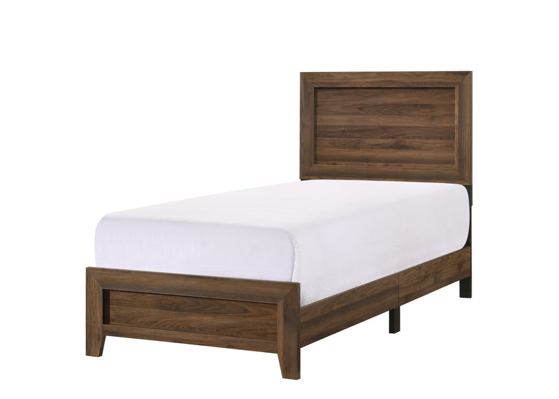 Millie Cherry Brown Panel Youth Bedroom Set - Lara FurnitureYouth Bedroom Set