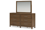 Cabalynn Light Brown Dresser and Mirror -  Ashley - Lara Furniture