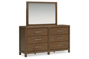 Cabalynn Light Brown Dresser and Mirror -  Ashley - Lara Furniture