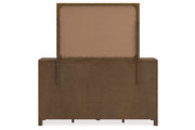 Cabalynn Light Brown Dresser and Mirror -  Ashley - Lara Furniture