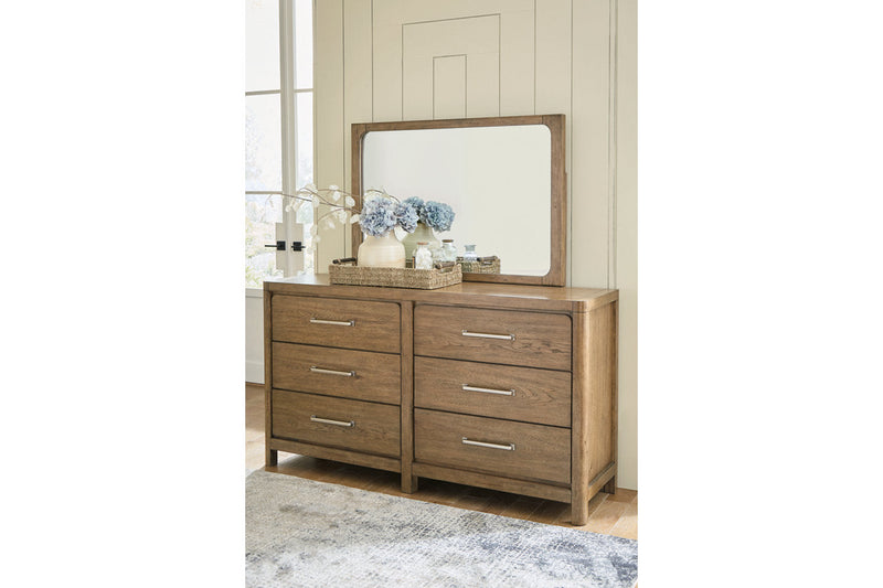 Cabalynn Light Brown Panel Storage Bedroom Set from Ashley - Lara Furniture