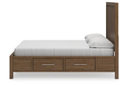 Cabalynn Light Brown Panel Storage Bedroom Set from Ashley - Lara Furniture