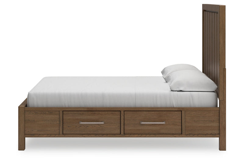Cabalynn Light Brown Panel Storage Bedroom Set from Ashley - Lara Furniture