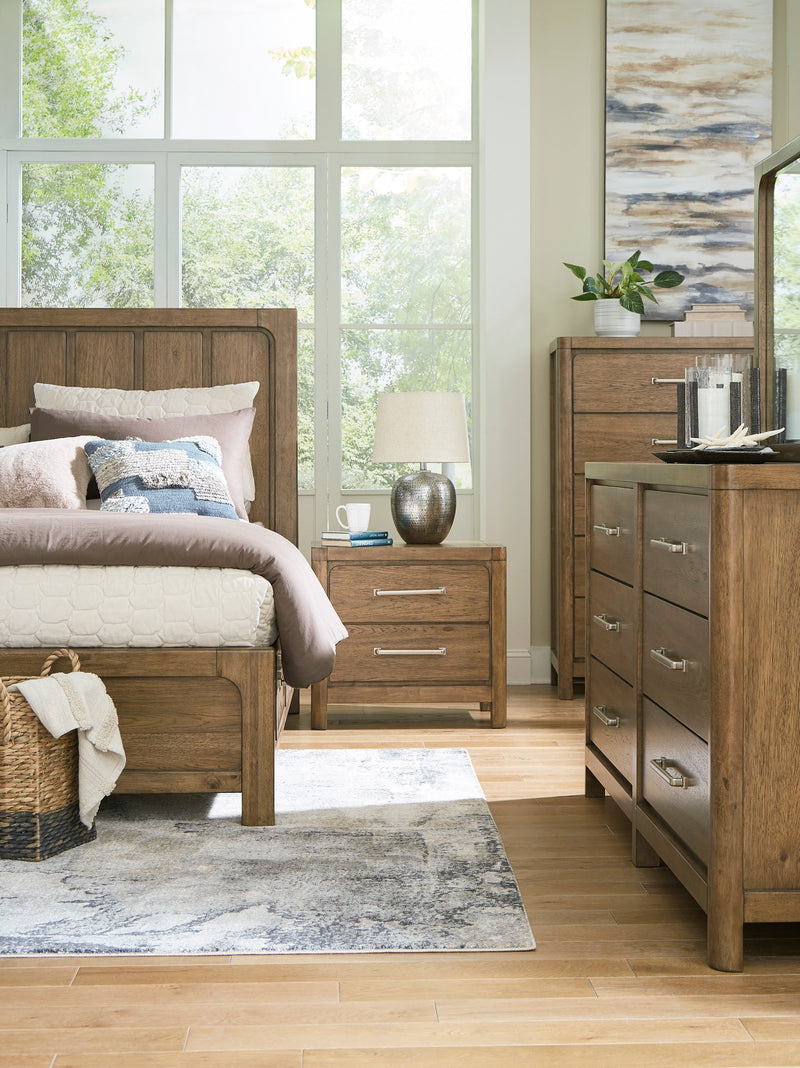 Cabalynn Light Brown Panel Storage Bedroom Set from Ashley - Lara Furniture