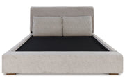 Cabalynn Light Brown California King Upholstered Bed from Ashley - Lara Furniture