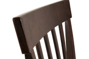 Hammis Dark Brown Dining Table and 4 Chairs -  Ashley - Lara Furniture