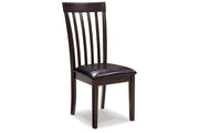 Hammis Dark Brown Dining Table and 4 Chairs -  Ashley - Lara Furniture
