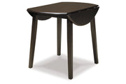 Hammis Dark Brown Dining Table and 4 Chairs -  Ashley - Lara Furniture