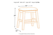 Caitbrook Gray Counter Height Dining Table and 4 Barstools -  Ashley - Lara Furniture
