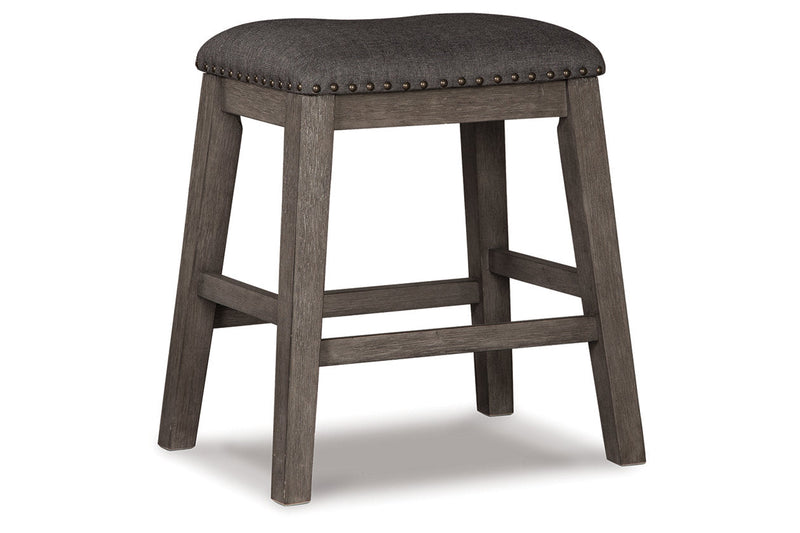 Caitbrook Gray Counter Height Dining Table and 4 Barstools -  Ashley - Lara Furniture