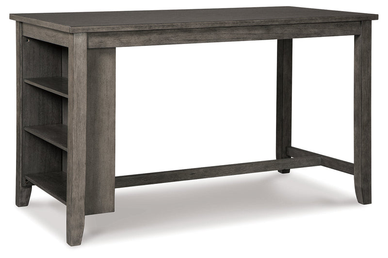 Caitbrook Gray Counter Height Dining Table and 4 Barstools -  Ashley - Lara Furniture