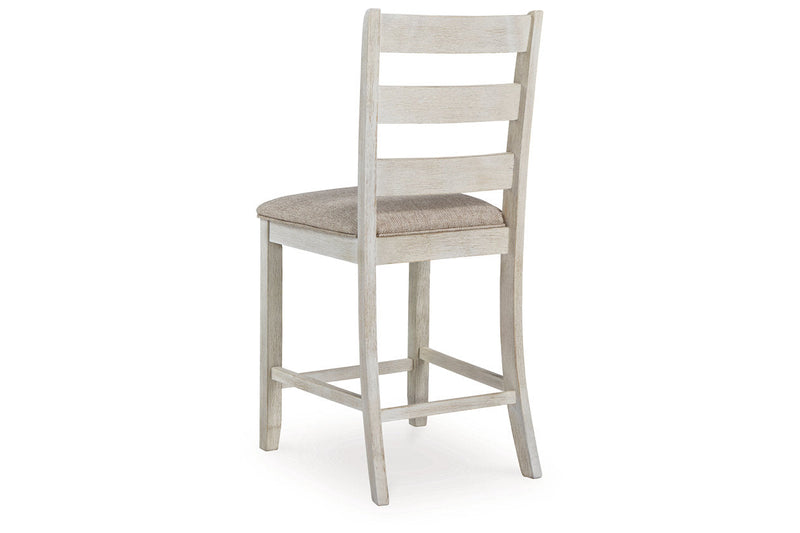 Skempton Two-tone Counter Height Dining Table and 6 Barstools -  Ashley - Lara Furniture