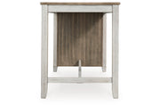 Skempton Two-tone Counter Height Dining Table and 6 Barstools -  Ashley - Lara Furniture