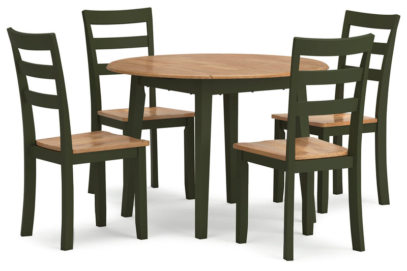 Gesthaven  Dining Table and 4 Chairs -  Ashley - Lara Furniture